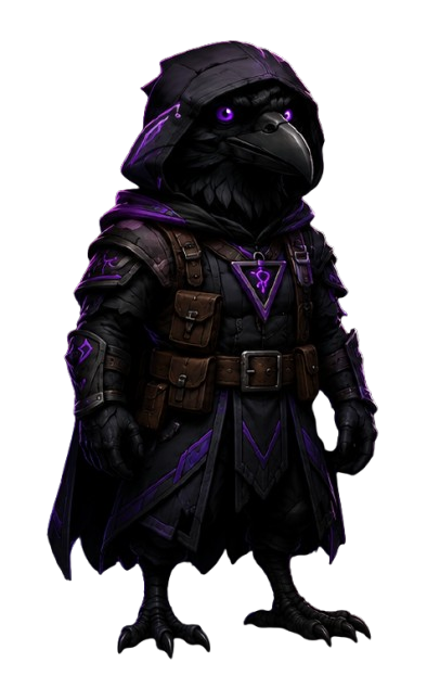 Mascote Raven Batedor